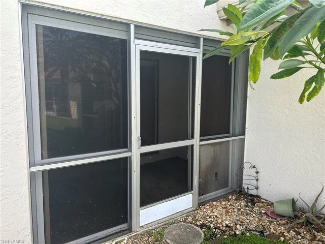 Exterior view of stucco siding