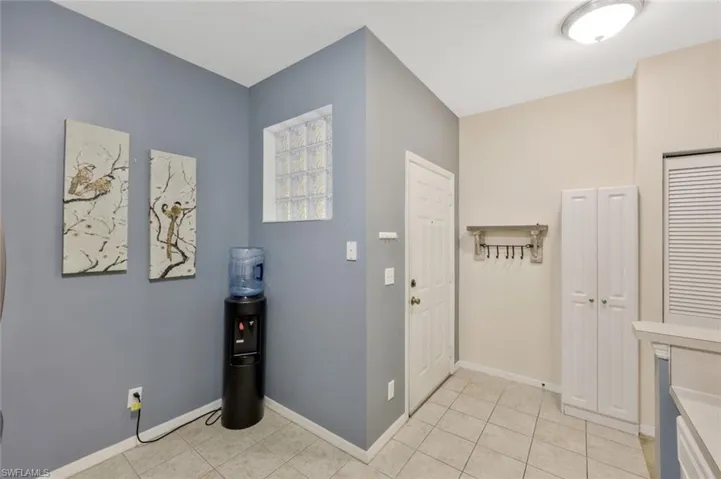 View of tiled foyer entrance