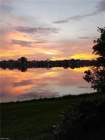 view of sunset from lanai
