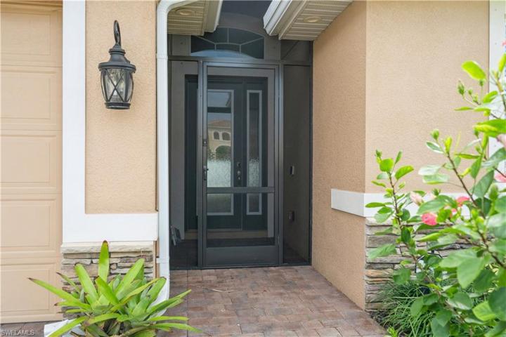 Screened front entry