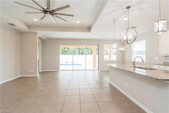 Spacious and tile floors