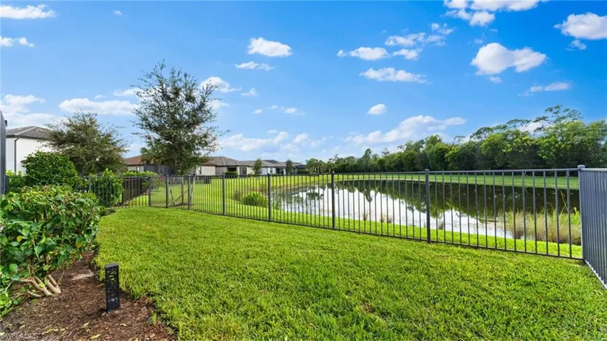 Wrought Iron fenced in yard or pet run