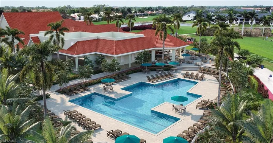 Resort pool with pool cafe coming mid 2025