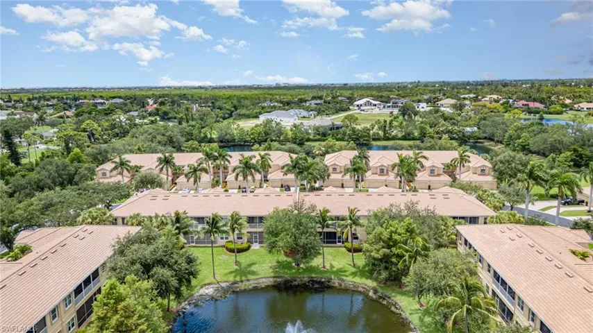 Drone / aerial view of a large body of water