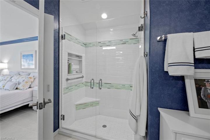 Owner's Updated walk-in shower