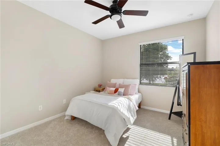 main level bedroom with walk-in closet