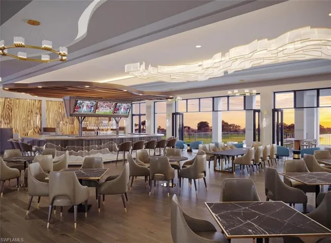New expanded indoor bar