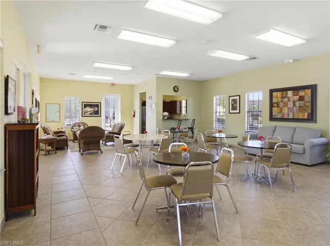 View of dining space
