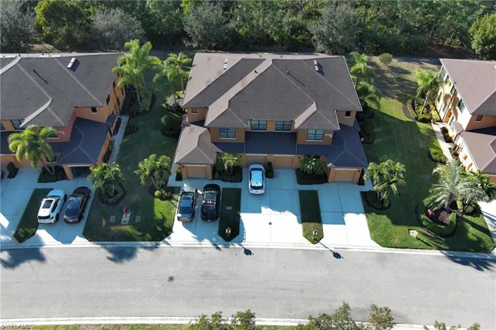 View from above of property
