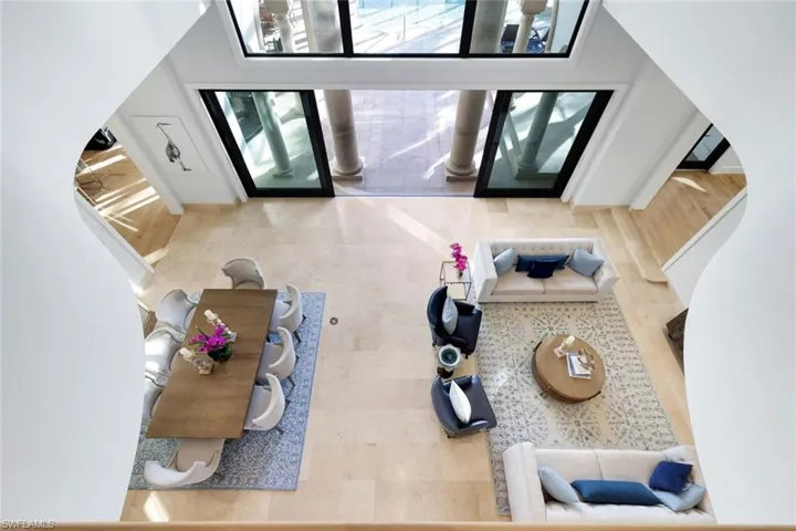 View of living room from 2nd floor