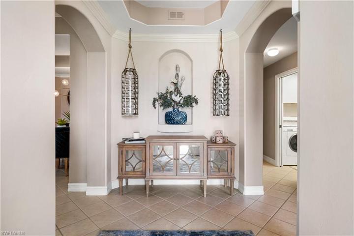 Welcoming foyer.