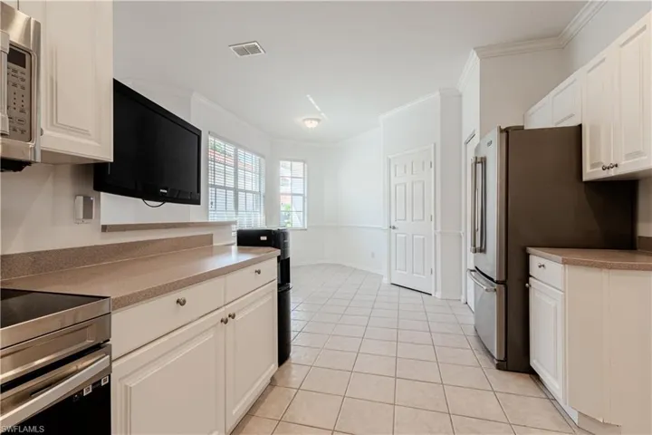 Recently painted white - dining room or breakfast nook area
