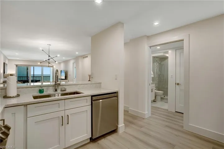 Views of the Gulf from your kitchen while washing the dishes in your large farmhouse type sink.