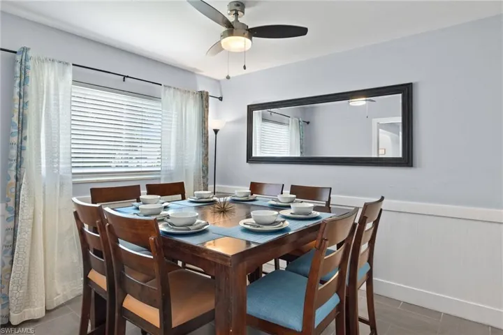 Dining room table and chairs for 8.