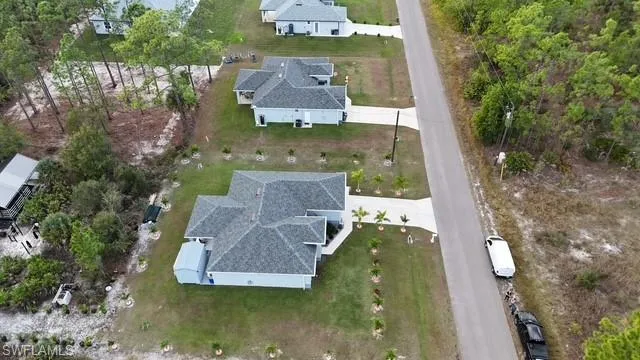 Aerial overview of property's location