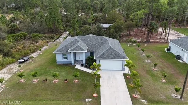 Aerial view of property and surrounding area