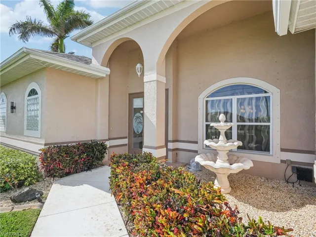 View of exterior entry