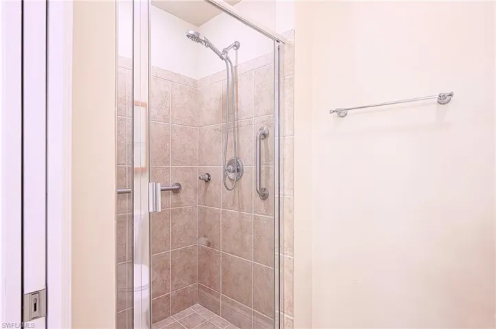 Bathroom featuring a stall shower