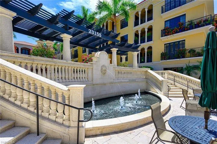 View of property's community with a pergola