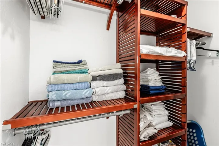 View of spacious closet