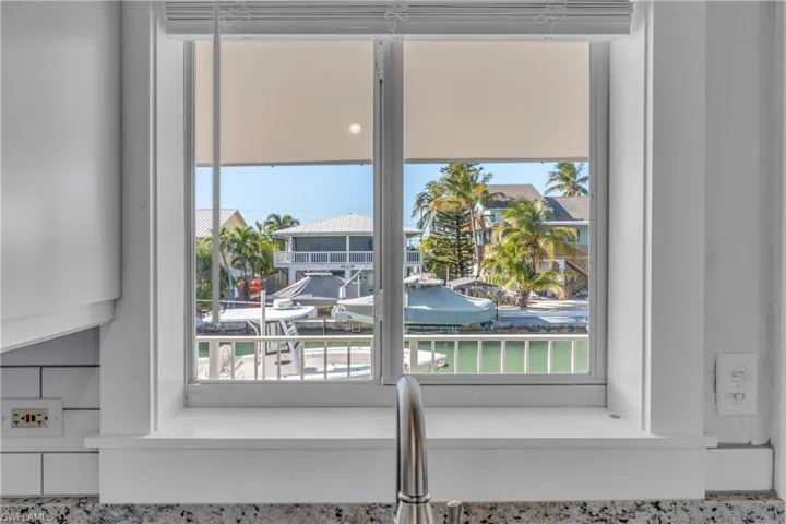 Kitchen view of nearby water