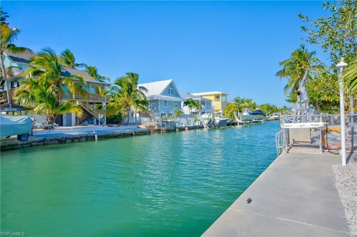 Water view featuring a boat dock