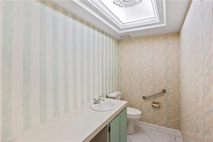 Guest powder room!