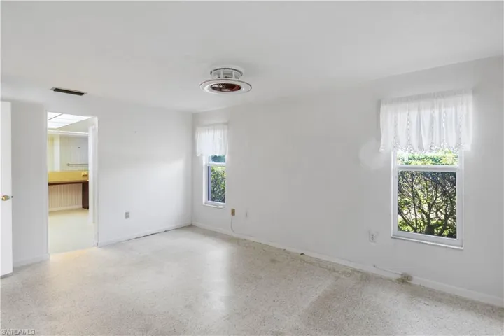 Spacious master bedroom with walk in closet, split from the other bedrooms for privacy!