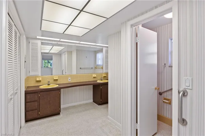Master bathroom is quite large and can easily be reconfigured.