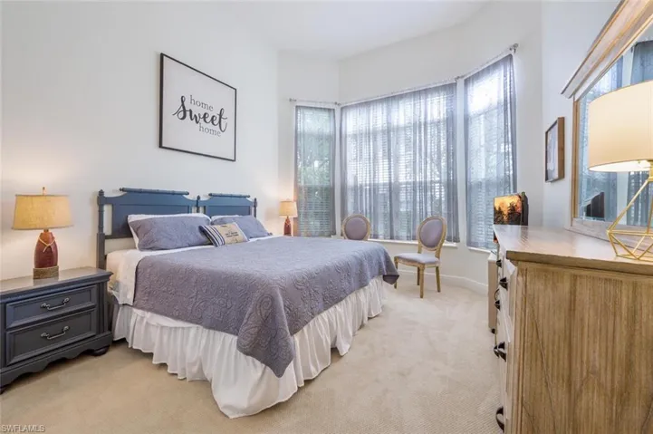 Large Guest Bedroom with Bay Windows
