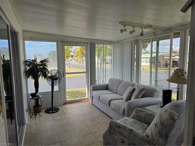 Air-conditioned Florida Room with all new windows.