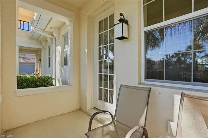 View of patio