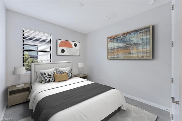 virtual staged guest bedroom