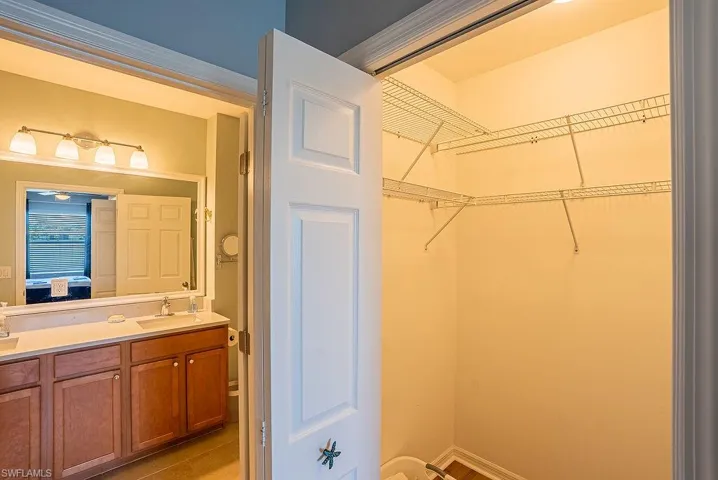 One of the Two Walk in Closets