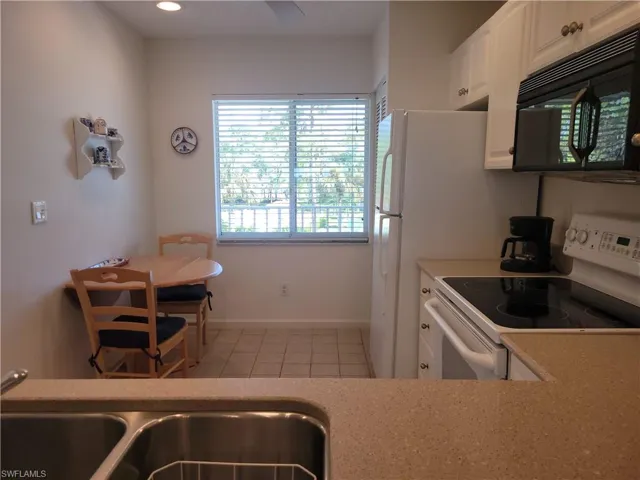 View of kitchen from snack bar