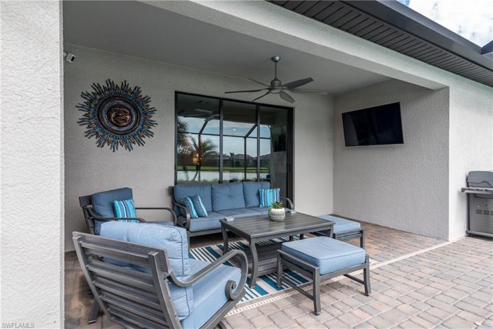 Patio features southern exposure.