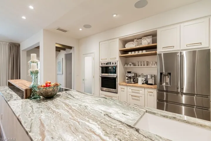 View of spacious kitchen...new Samsung appliances