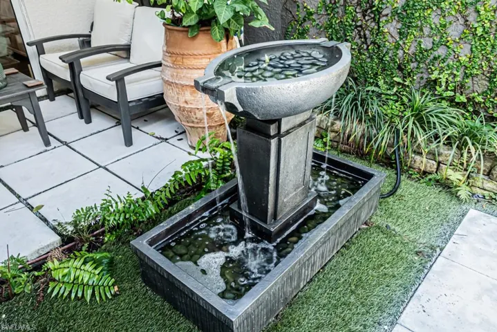 Custom Fountain in Garden Room