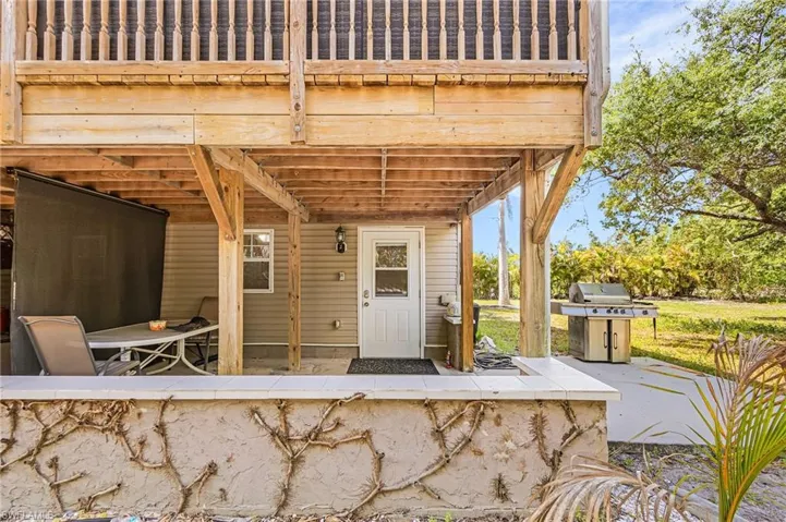 Lower level cover patio