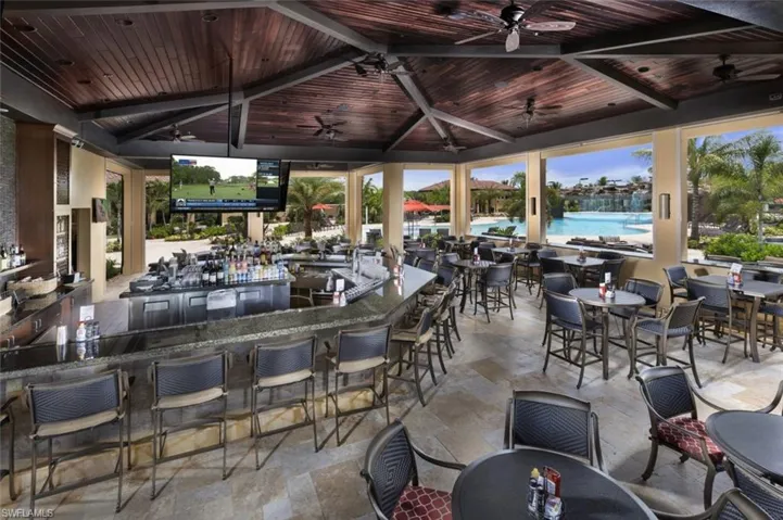 View of patio featuring ceiling fan and outdoor dining space