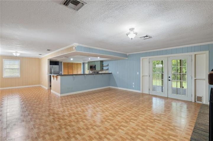 View from the bedroom hallway.