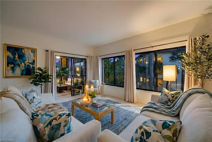 View of living area