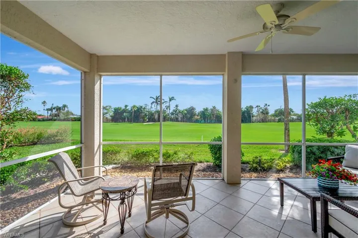 South facing Screened Lanai overlooking the golf course!