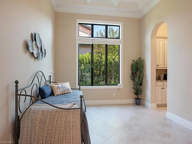 Spacious Dining adjoining kitchen and butler area