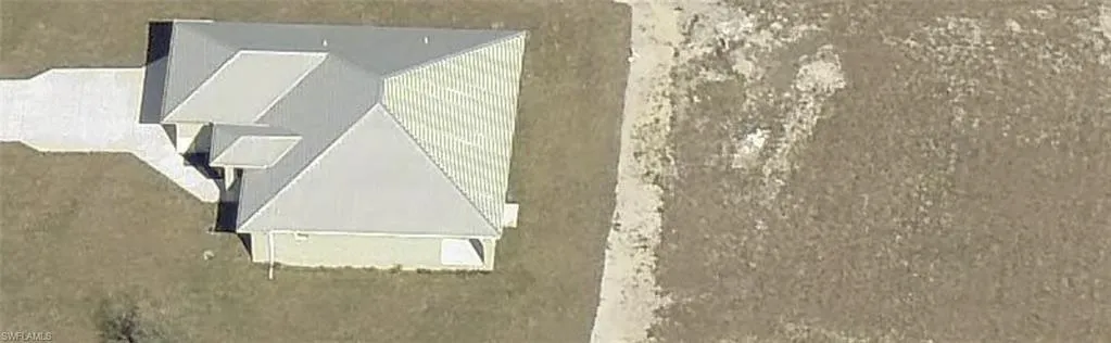 View from above of property