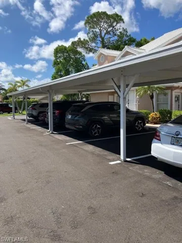 Covered parking space #102