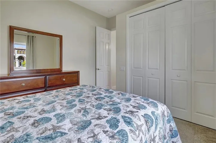 bedroom with a closet