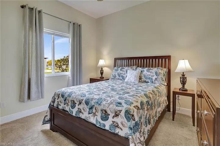 Bedroom with light