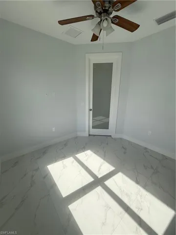 View of spare room