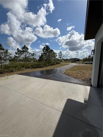 View of patio